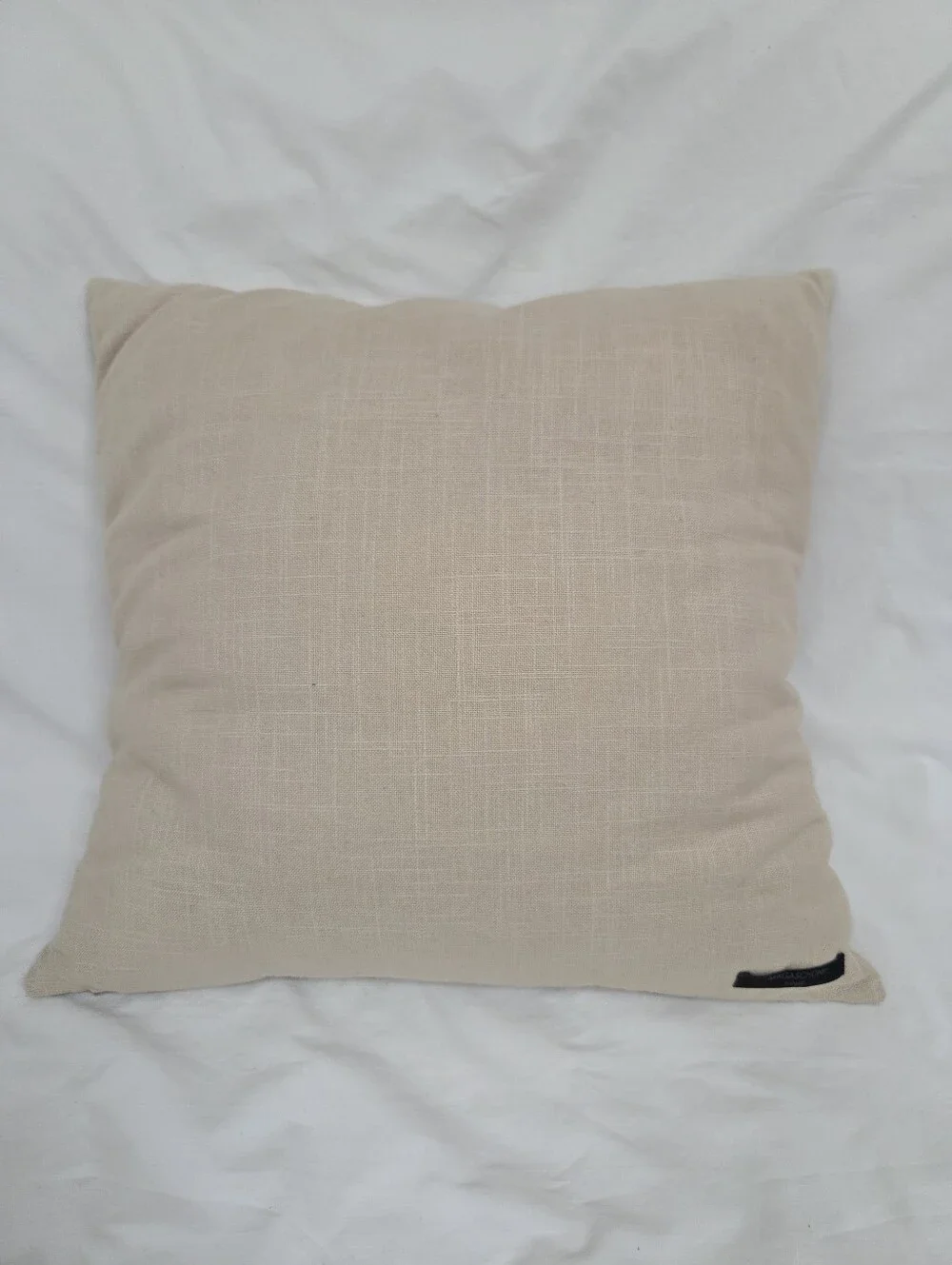 Magaschoni Home Gold and Cream Skull Print Pillow